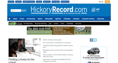 Desktop Screenshot of hickoryrecord.com